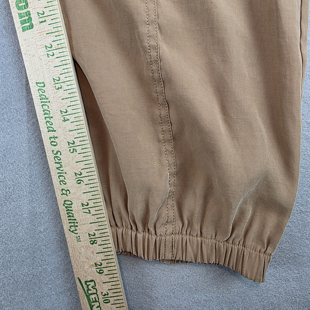 Abercrombie & Fitch Lightweight Modal Joggers‎ Pants Beach Boho Summer Lg SHORT - Picture 10 of 10